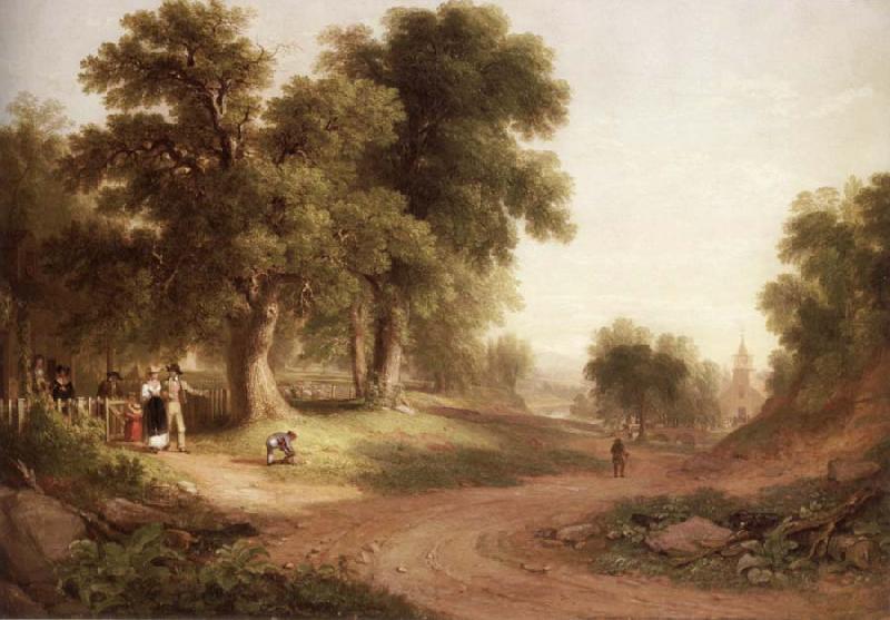 Asher Brown Durand Sunday Morning Germany oil painting art